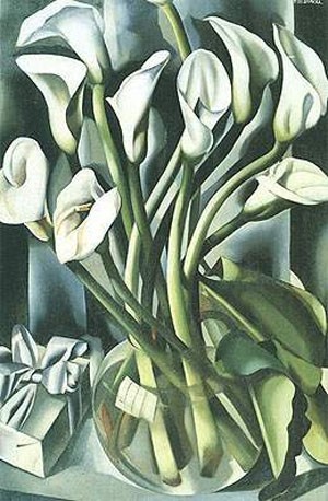Oil lily Painting - Calla Lily by Lempicka, Tamara de