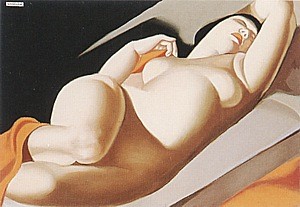 Oil lempicka, tamara de Painting - La Belle Rafaela II 1957 by Lempicka, Tamara de