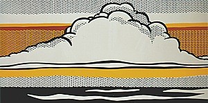 Oil sea Painting - Cloud and Sea by Lichtenstein,Roy