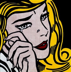  Photograph - Crying Girl 1964 by Lichtenstein,Roy