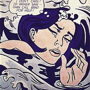  Photograph - Drowning Girl by Lichtenstein,Roy