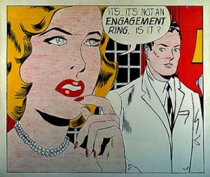  Photograph - Engagement 1961 by Lichtenstein,Roy