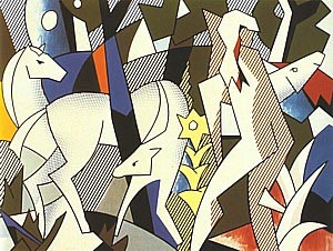  Photograph - Forest Scene by Lichtenstein,Roy