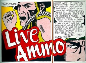  Photograph - Live Ammo 1962 by Lichtenstein,Roy