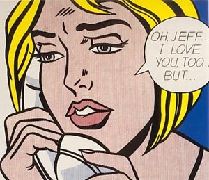  Photograph - Oh Jeff, I love you too...but.... by Lichtenstein,Roy