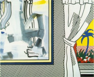 Oil painting Painting - Painting Near Window  1983 by Lichtenstein,Roy