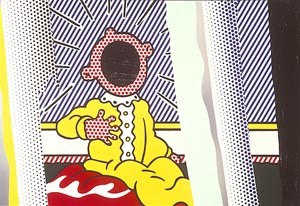  Photograph - Reflections on the Scream by Lichtenstein,Roy