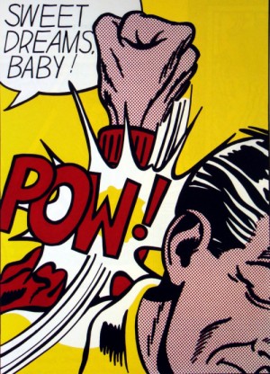 Oil baby Painting - Sweet Dreams, Baby 1965 by Lichtenstein,Roy