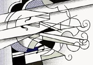  Photograph - The Violin by Lichtenstein,Roy