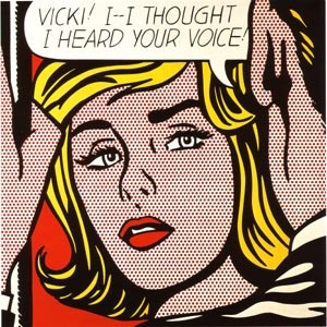  Photograph - Vicky 1964 by Lichtenstein,Roy