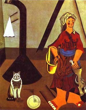 Joan Miro The Farmer's Wife 1922 by Miro Joan