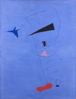 Oil blue Painting - Blue Star, 1927 by Miro Joan