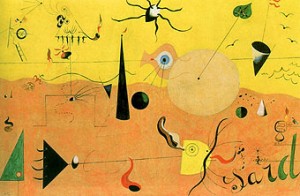 Oil landscape Painting - Joan Miro Catalan Landscape The Hunter 1923 by Miro Joan