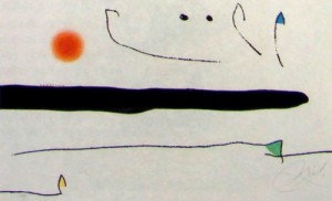 Oil miro joan Painting - One plate,from le Marteau sans Maitre  1976 3 by Miro Joan