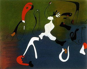 Oil abstract Painting - Painting, March-June 1933 by Miro Joan