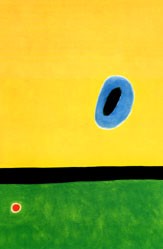 Oil Painting - The Larks Wing 1967 by Miro Joan