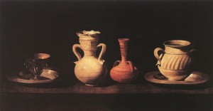 Oil still-life Painting - Still-life by Zurbaran Francisco de