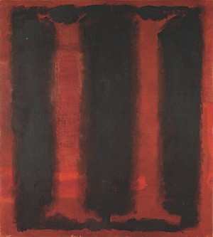 Oil abstract Painting - 1962 Harvard Sketch by Rothko,Mark