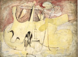 Oil abstract Painting - 257 UNTITLED 1947 by Rothko,Mark