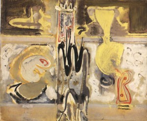 Oil abstract Painting - 295 UNTITLED 1947 by Rothko,Mark