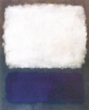 Oil blue Painting - Blue and Grey by Rothko,Mark