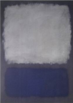 Oil blue Painting - Blue & Gray, 1962 by Rothko,Mark