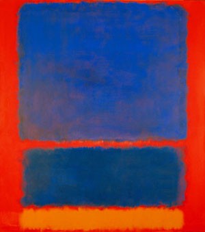 Oil red Painting - Blue Orange Red 1961 by Rothko,Mark