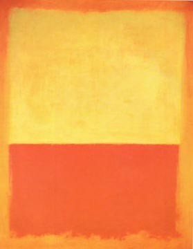 Oil red Painting - No 12 1954 Yellow Orange ,Red on Orange by Rothko,Mark