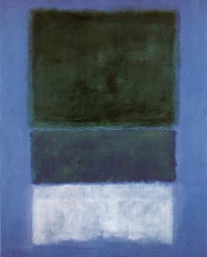  Photograph - No 14 White and Greens in Blue by Rothko,Mark