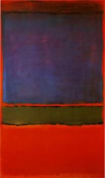 Oil green Painting - No.6 Violet Green and Red by Rothko,Mark
