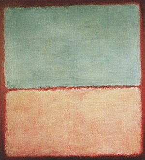 Oil blue Painting - No.9 1956 Blue Pink by Rothko,Mark