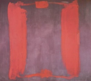 Oil abstract Painting - Panel one(Harvard Mural Triptych),1962 by Rothko,Mark