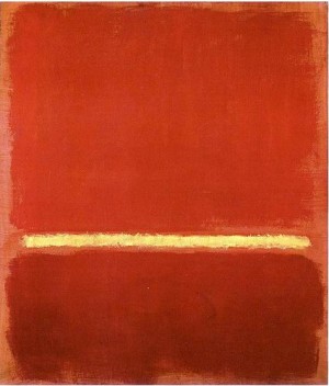 Oil abstract Painting - Red,yellow,red 1969 by Rothko,Mark
