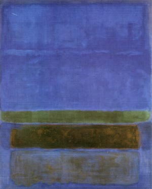 Oil abstract Painting - RTK104 by Rothko,Mark