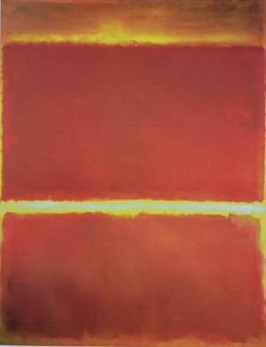 Oil abstract Painting - Saffron,1957 by Rothko,Mark
