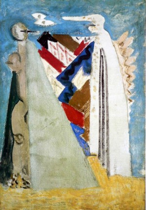 Oil abstract Painting - The Omen ,1943 by Rothko,Mark