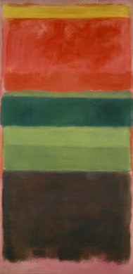 Oil abstract Painting - Untitled, 1949 by Rothko,Mark