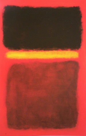 Oil abstract Painting - Untitled,1956 by Rothko,Mark