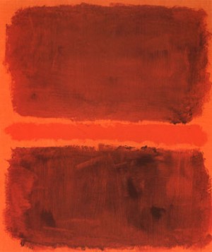 Oil abstract Painting - Untitled 7769 by Rothko,Mark