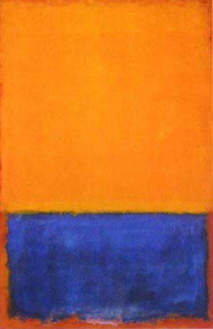 Photograph - Untitled (Yellow, Blue on Orange) by Rothko,Mark