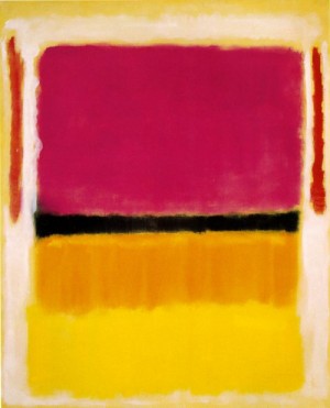 Oil red Painting - Violet, Black, Orange, Yellow on White and Red  1949 by Rothko,Mark