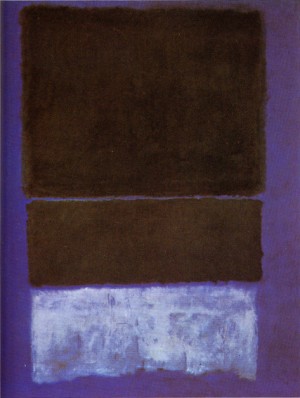 Oil blue Painting - White and Greens in Blue, 1957 by Rothko,Mark