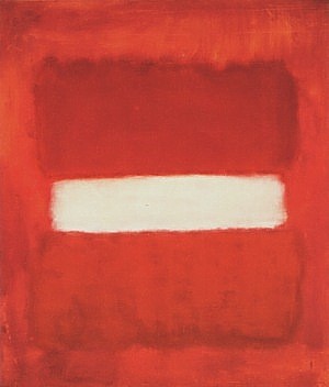 Oil abstract Painting - White Center 1957 by Rothko,Mark