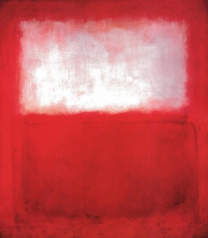Oil Painting - White over Red by Rothko,Mark