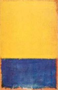 Oil blue Painting - Yellow and Blue by Rothko,Mark