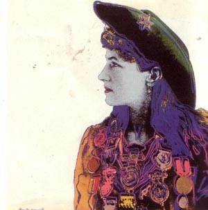 Oil abstract Painting - Annie Oakley by Warhol,Andy