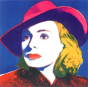 Oil Painting - Bergman by Warhol,Andy