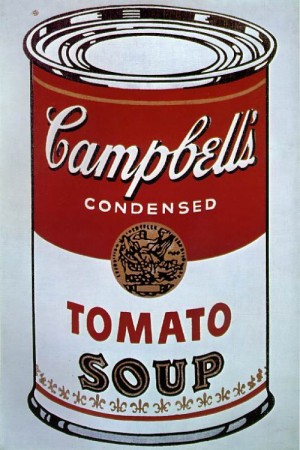 Oil abstract Painting - Campbell's Soup Can  1964 by Warhol,Andy