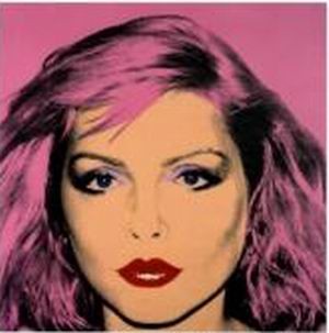 Oil abstract expressionism Painting - Debbie Harry(aw-183).jpg by Warhol,Andy