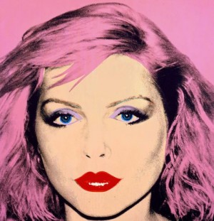 Oil abstract expressionism Painting - Debbie Harry(aw-183B) by Warhol,Andy